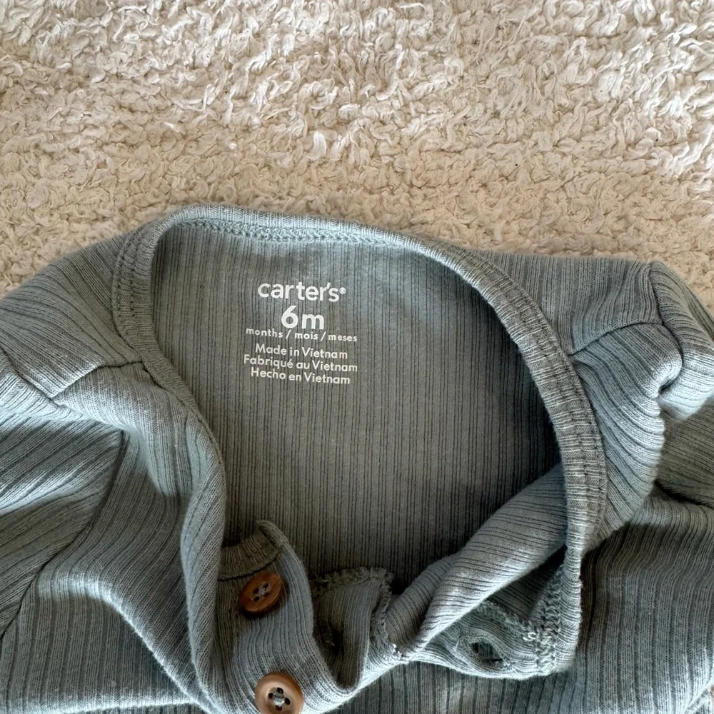 Carter's Ribbed Pajama Set - Gray - Picture 2 of 2